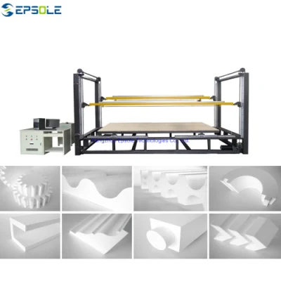  piezas de repuesto sin alambre caliente de poliestireno de 3 Kw de espuma de EPS máquina cortadora CNC corte