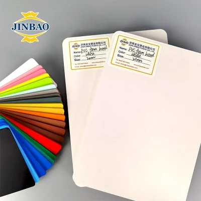 Jinbao 1220*2440 4x8 pies cortó el precio de la Junta de Color de alta densidad de 3mm 6mm de plástico de PVC de 3mm de espuma de PVC hojas de espuma EVA