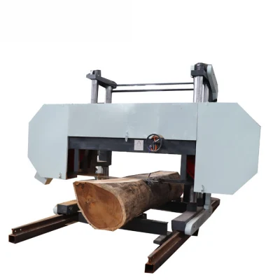 Máquina de aserradero de banda horizontal de servicio pesado para corte de madera automática Tabla de madera