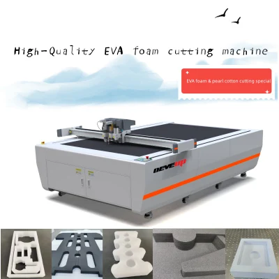 Máquina de Cortador de cuchillas CNC para cortar espuma de polietileno EVA EPE PE XPE esponja de silicona algodón PVC Empaque espumas