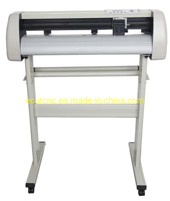 E-Cut 24′′ al soporte Manual de la pegatina de vinilo de corte de plotter de corte de contorno de la máquina con motor paso a paso