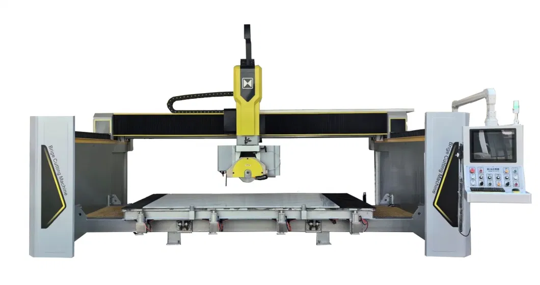 Automatic 4+1/5+1 Axis CNC Cutting Machine Bridge Saw for Processing Marble Granite Quartz, Sintered Stone, Milling Drilling Profiling Machinery for Sale