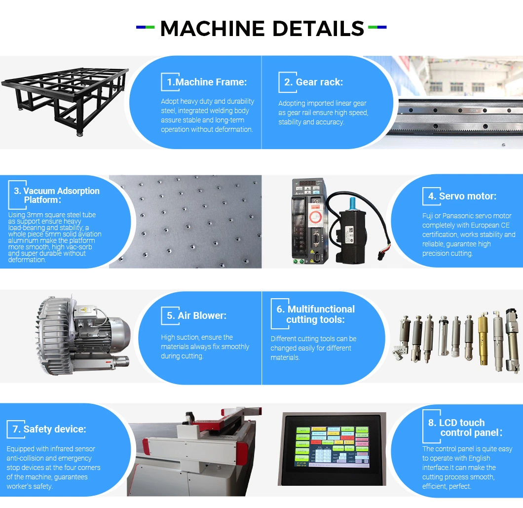 Vibration Machine Foam Cutting Machine in High Efficiency