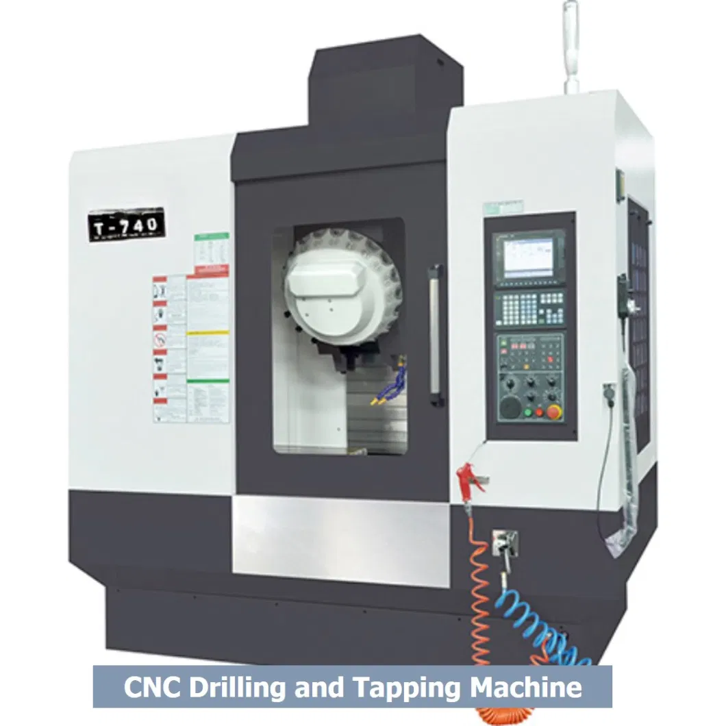 Vertical CNC Profile Processing Machine for Mould Making Used on Aluminum Copper Steel Profiles Cutting Milling Drilling Tapping V25