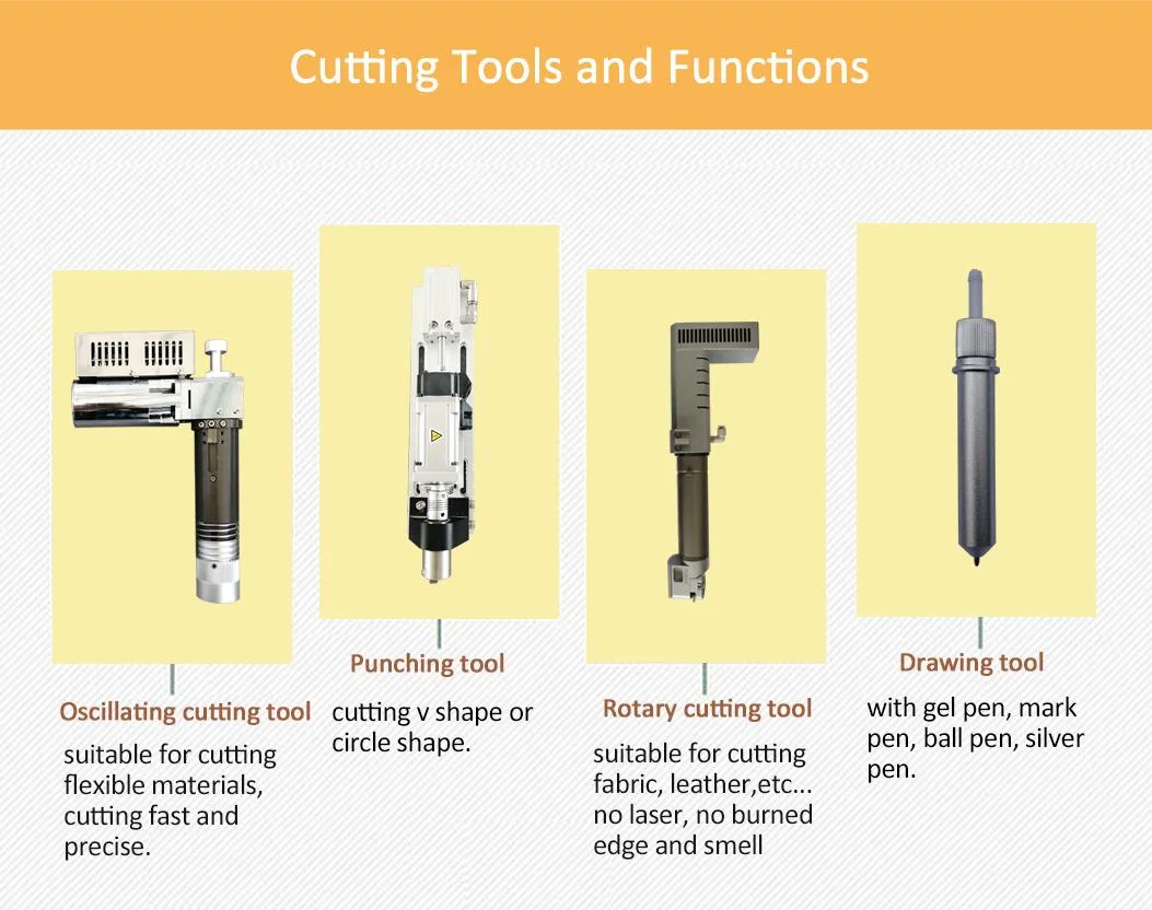 Yuchen CNC Oscilatting Knife Cutting Machine, Fabric Cutting, High Precision and Speed, Car Upholestery, Foam Sheet Cutter, and Sponge Cutting