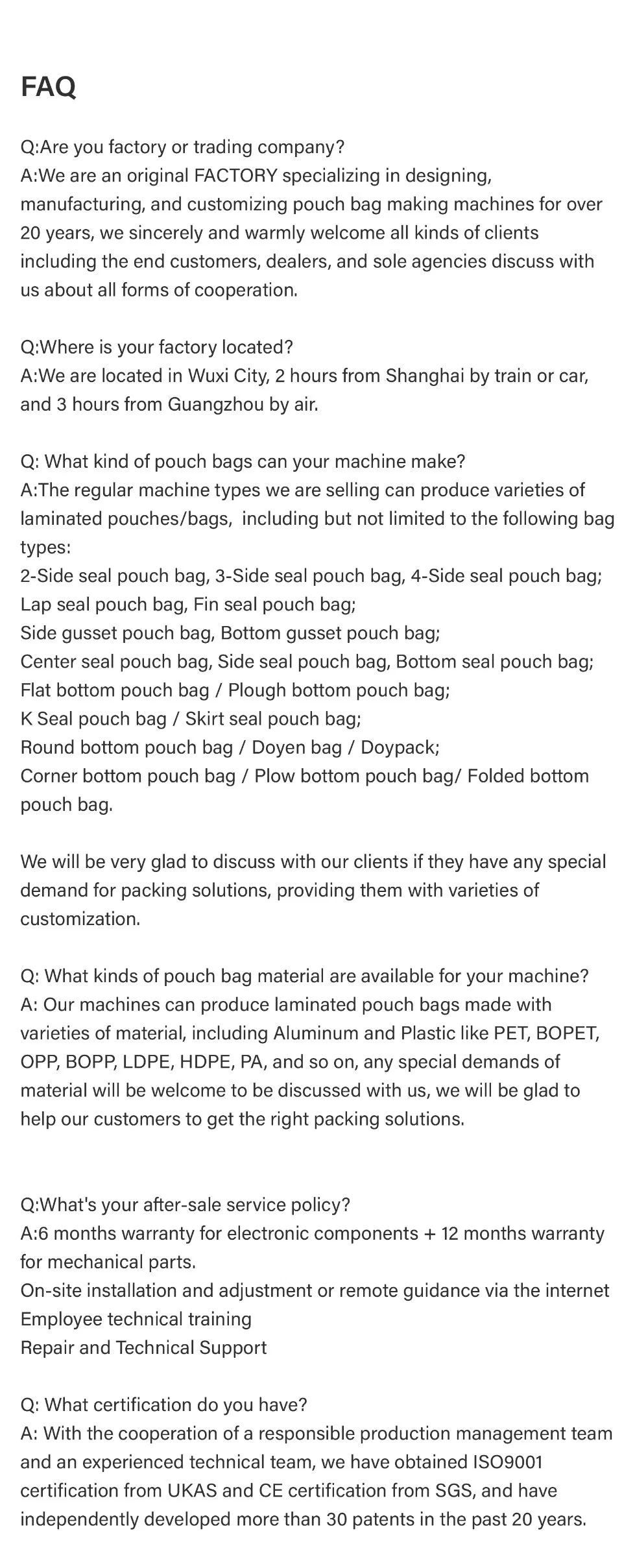 Fully Automatic High Speed Multi-Function Laminated Film Aluminium Plastic K Seal / Skirt Seal Pouch Bag Making Machine with Servo-Drive System for Dog Cat Food