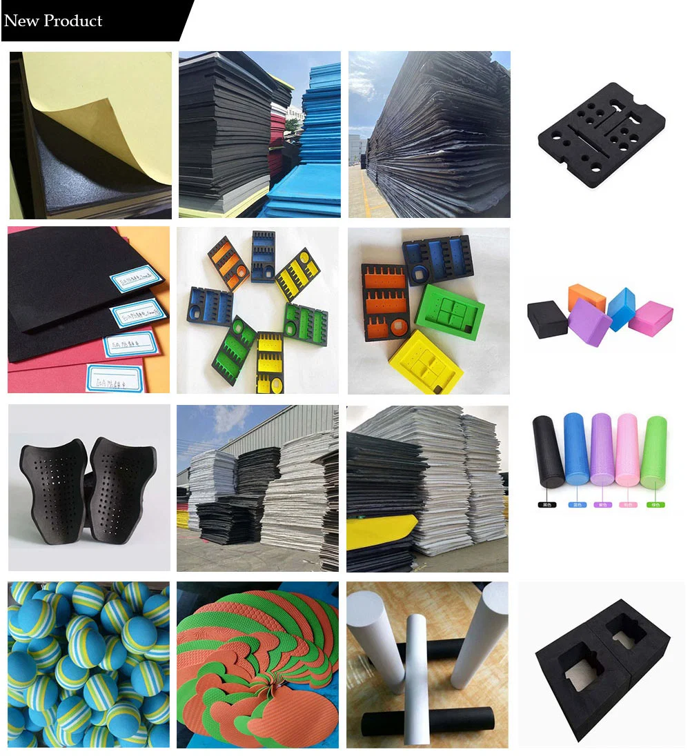 Custom Black Color EVA Foam Die-Cut Molding for Packaging