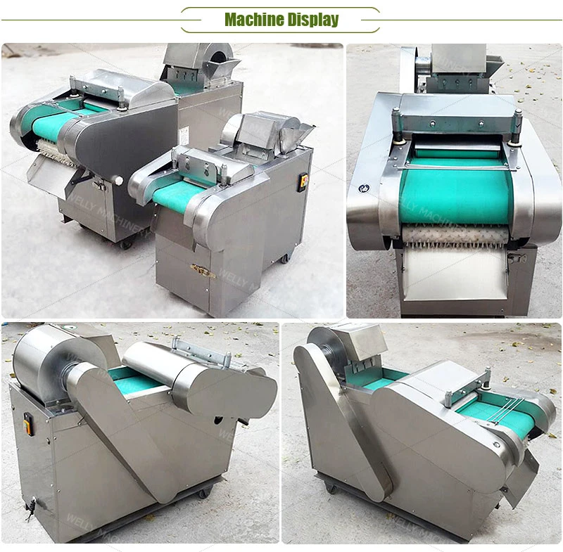 Easy Operation Automatic Plantain Tomato Chili Cabbage Slicing Machine for Canteen Use