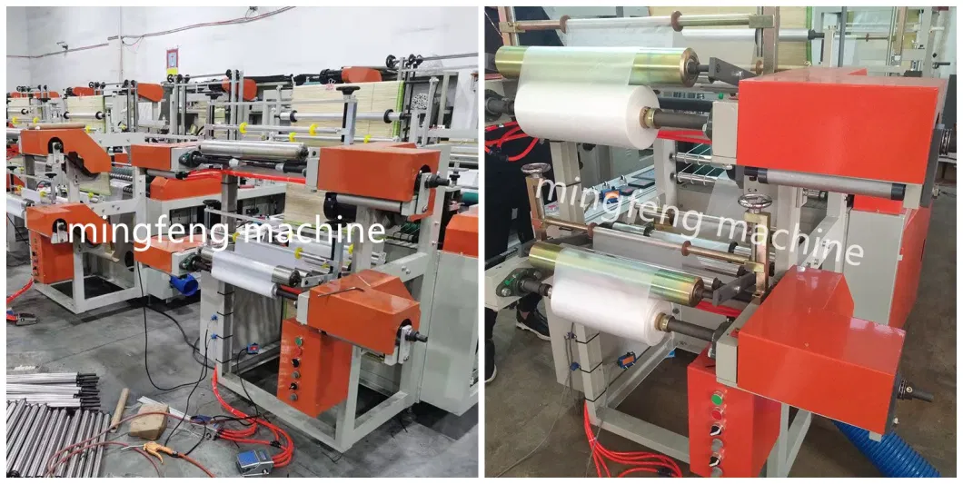 High Speed Fully Automatic Continuous-Rolled Bag Making Machine Garbage Bag Maker
