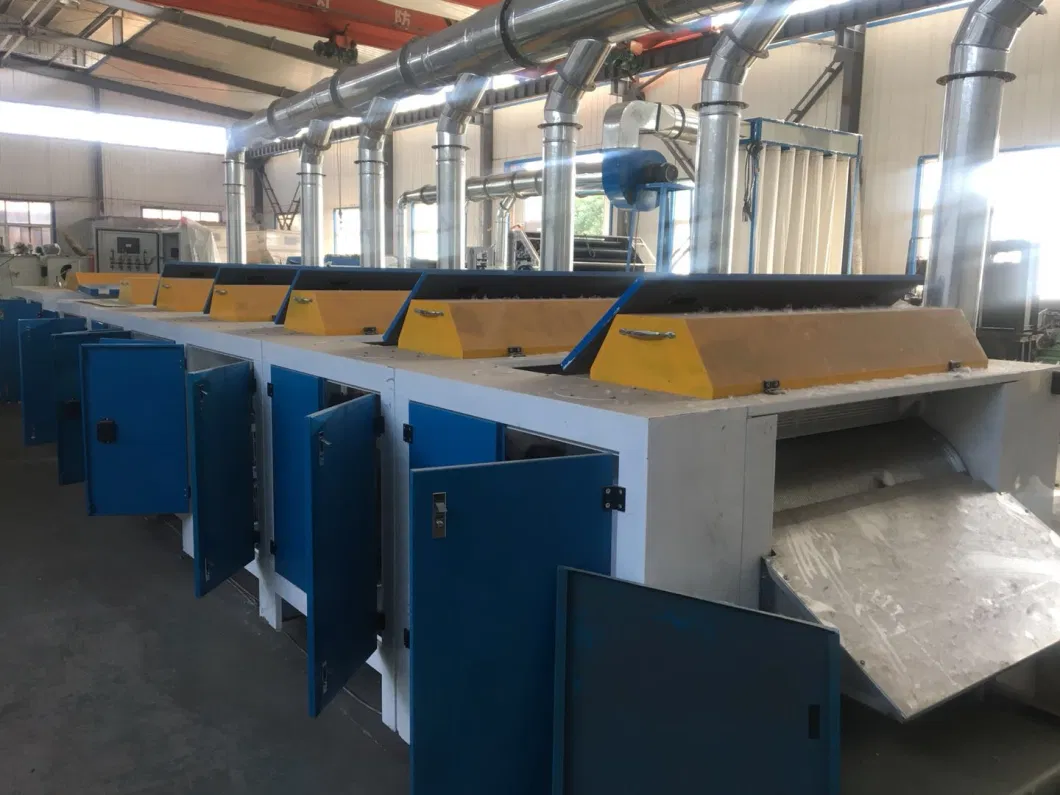 Fabric Cotton Waste Recycling Machine / Cotton Fiber Wool Opening Machine