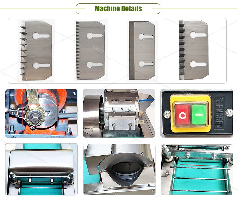 Easy Operation Automatic Plantain Tomato Chili Cabbage Slicing Machine for Canteen Use