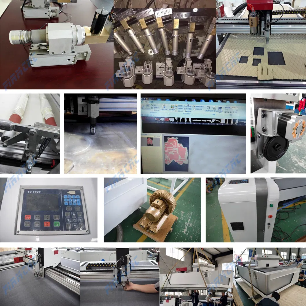 Good Quality Fabric Leather Foam Car Mat CNC Router Oscillating Knife Cutting Machine for Sale