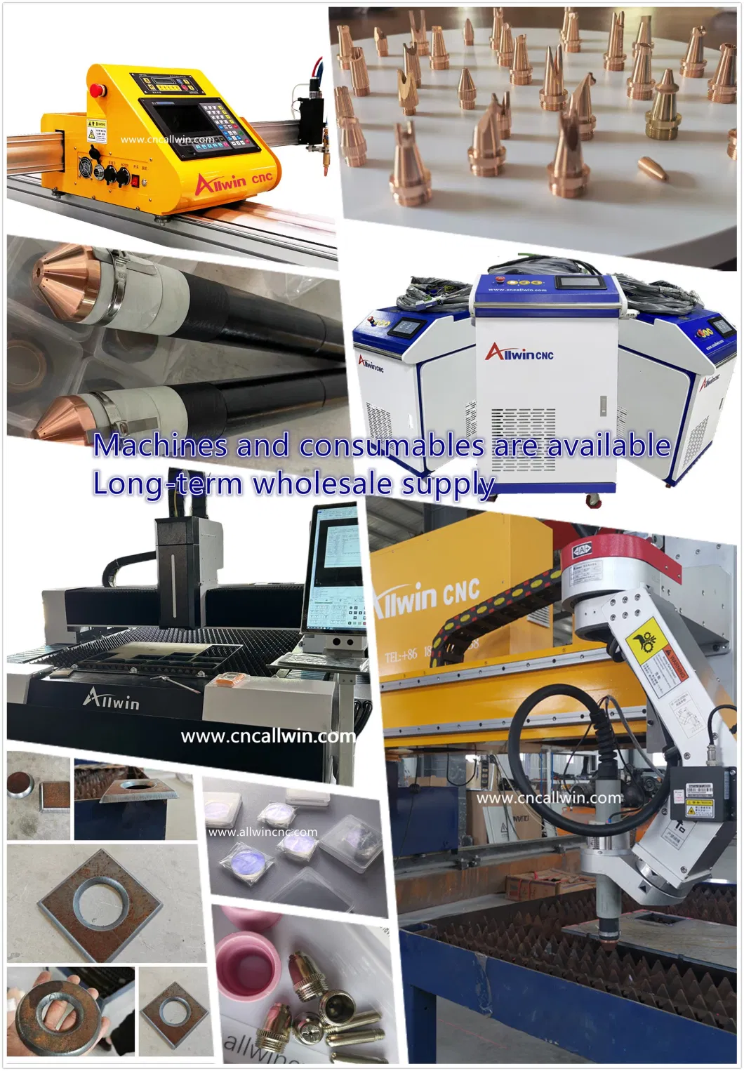 Customized CNC Plasma Cutting Machine 5 Axis Gantry Plasma Cutter Service