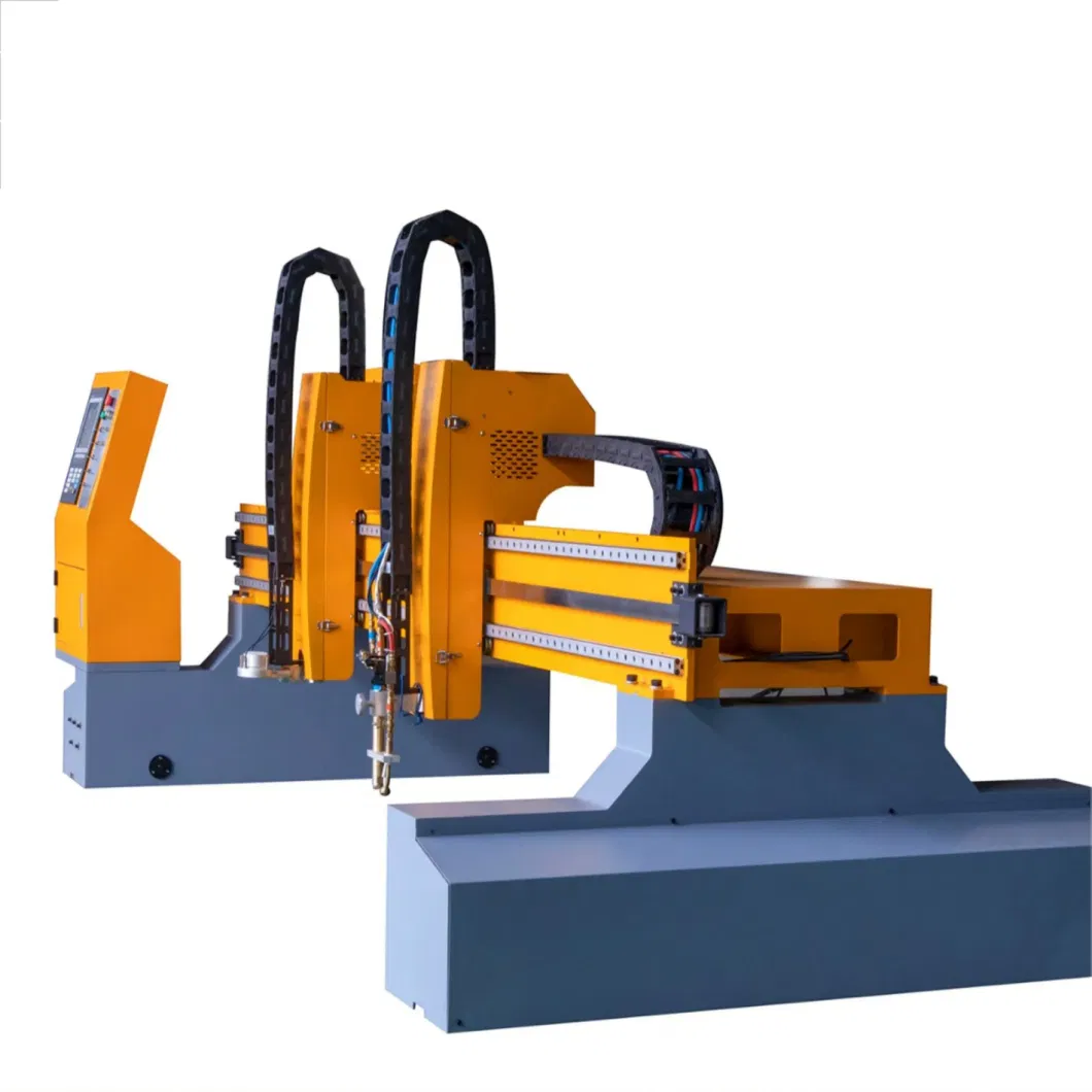 Digital Controlled Portable Gantry Automatic Metal CNC Laser Plasma Flame Sheet Tube Pipe Cutting Machine Price with Lgk or Hypertherm Plasma Source