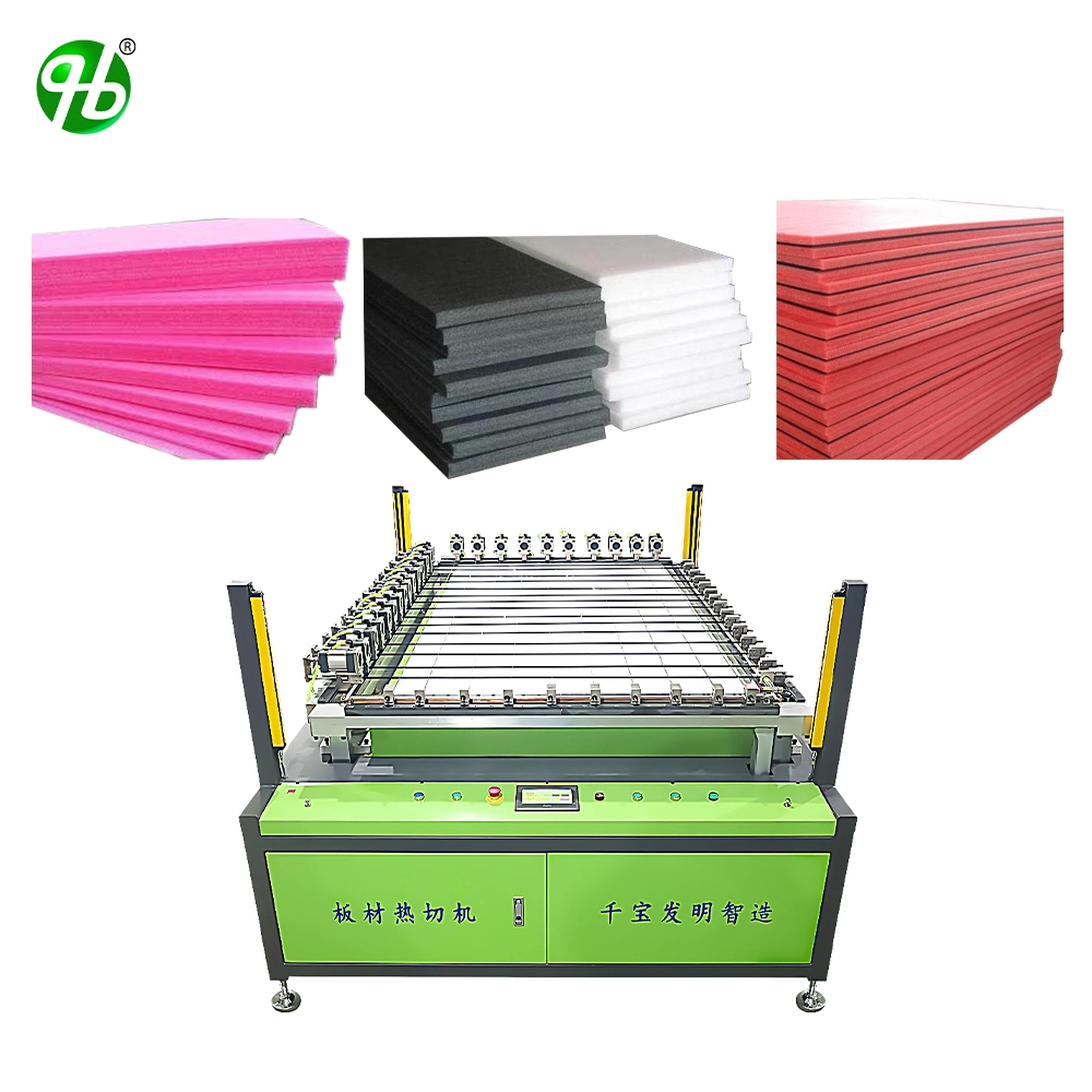 Full Automatic PE EPE Foam Sheets Hot Cutting Machine EPE Foam Hot Knife Cutting Machine Styrofoam Heat Cutter