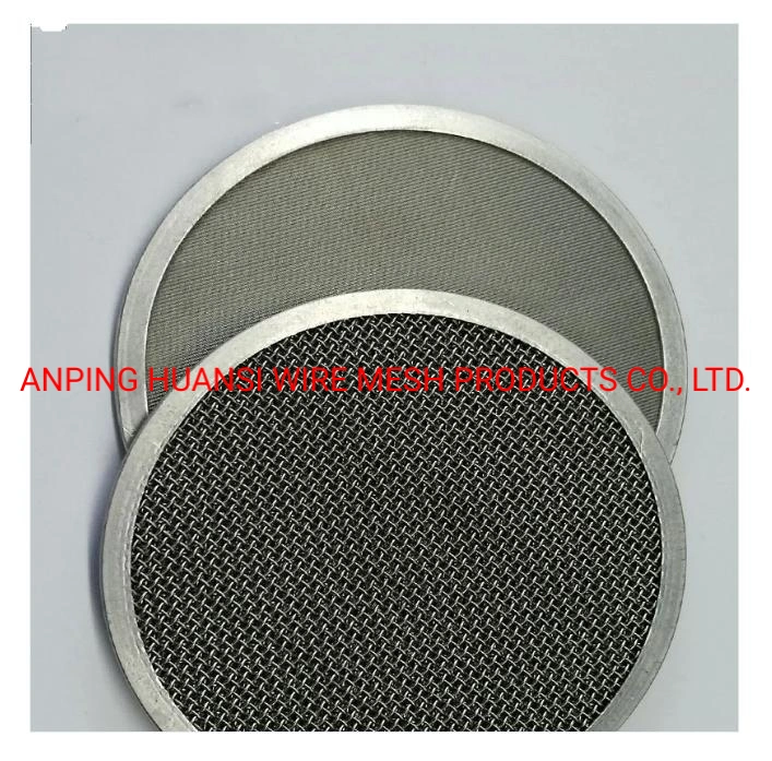 Spot-Welded/Covered-Edge Multi-Layer Wire Mesh Filter Discs