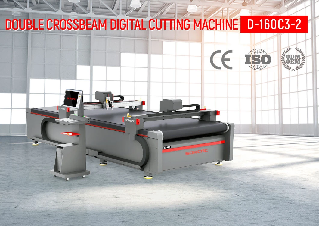 Double Cast Aluminum Crossbeam Asynchronous Digital Cutting Machine