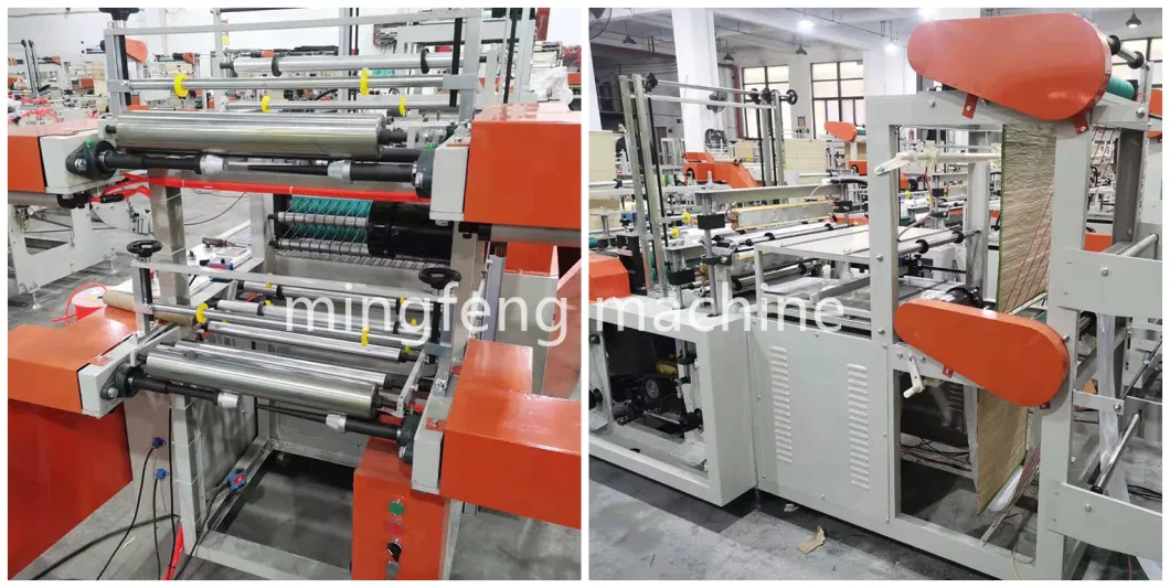 High Speed Fully Automatic Continuous-Rolled Bag Making Machine Garbage Bag Maker