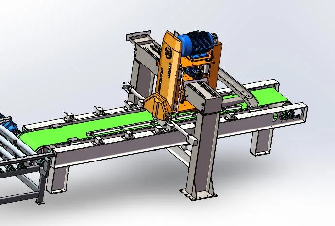 Fully Automatic Continuous Cutting Production Line for Marble Granite Tiles Cement Products