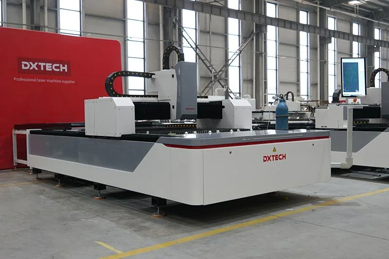 Dxtech Cheap Price 1000W 1500W CO2 Fiber Optic 2 in 1 CNC Plate Fiber Laser Cutting Machine with High Quality CO2 Glass Laser