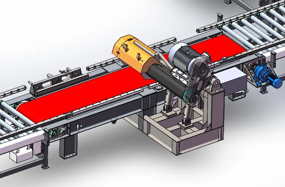 Fully Automatic Continuous Cutting Production Line for Marble Granite Tiles Cement Products