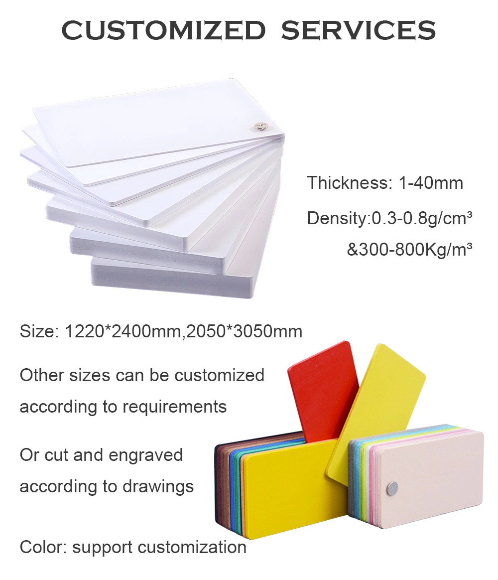 1220*2440 4X8FT White Cut Color Board Price 2mm High Density 6mm PVC Plastic 3mm PVC Foam Sheet EVA Foam