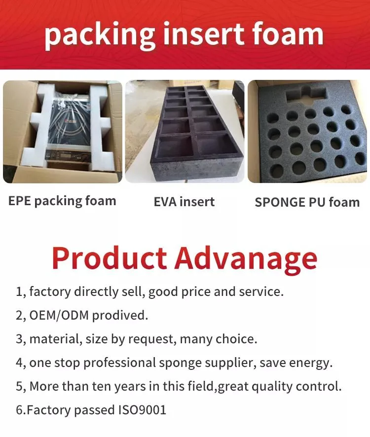 Expanding Foam Packing Material EVA Foam Roll EPE Packing Materials Protection Equipment Packing Die Cut EVA Foam Board