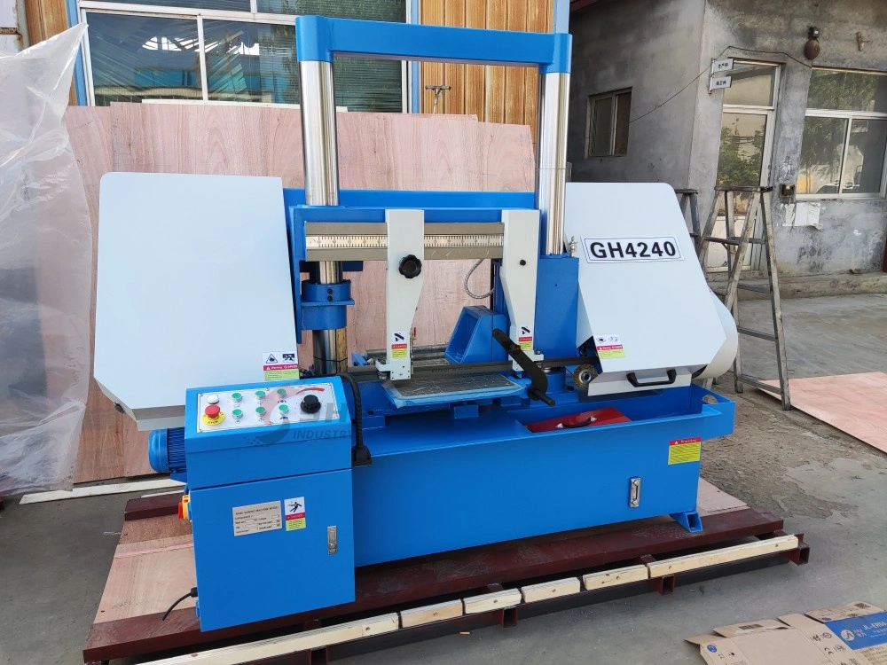 Band Sawing Machinery Bandsaw GB4240 Double Column Horizontal Metal Cutting Band Saw Machine