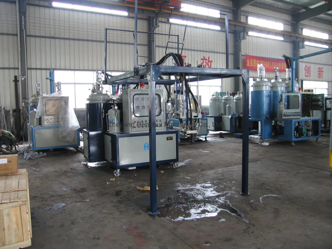 Double Color PU Polyurethane Shoes Sole Foam Making Foaming Machine