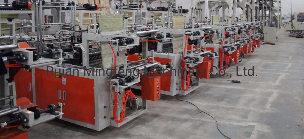 High Speed Fully Automatic Continuous-Rolled Bag Making Machine Garbage Bag Maker
