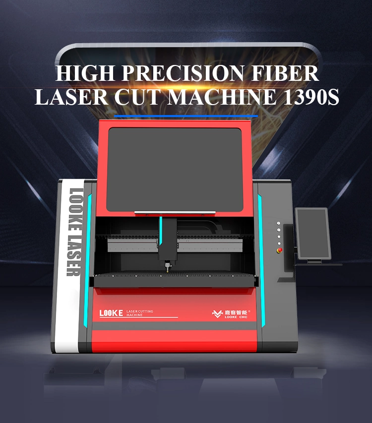 6060 1390 Fiber Laser Cutting Machine Low Noise Small Size CNC Machine 10mm 20mm Carbon Steel Sheet Metal Cutting