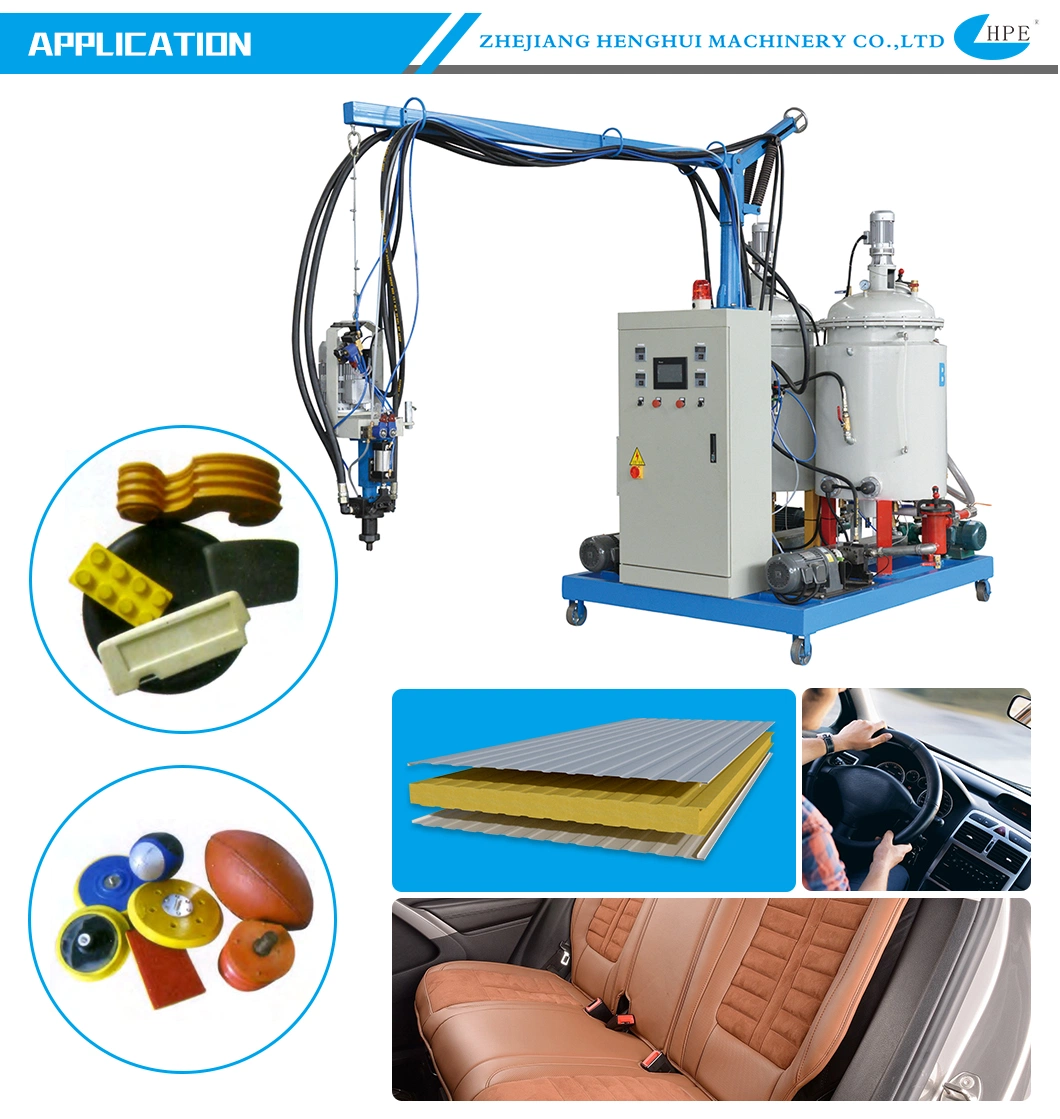 Low Pressure Automatic Polyurethane Foaming Seat Cushion PU Foam Injection Machine Two Component