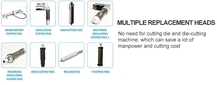 CNC Oscillating Vibration Knife Cutting Machine for Rubber PVC Foam Kt Board Cutting