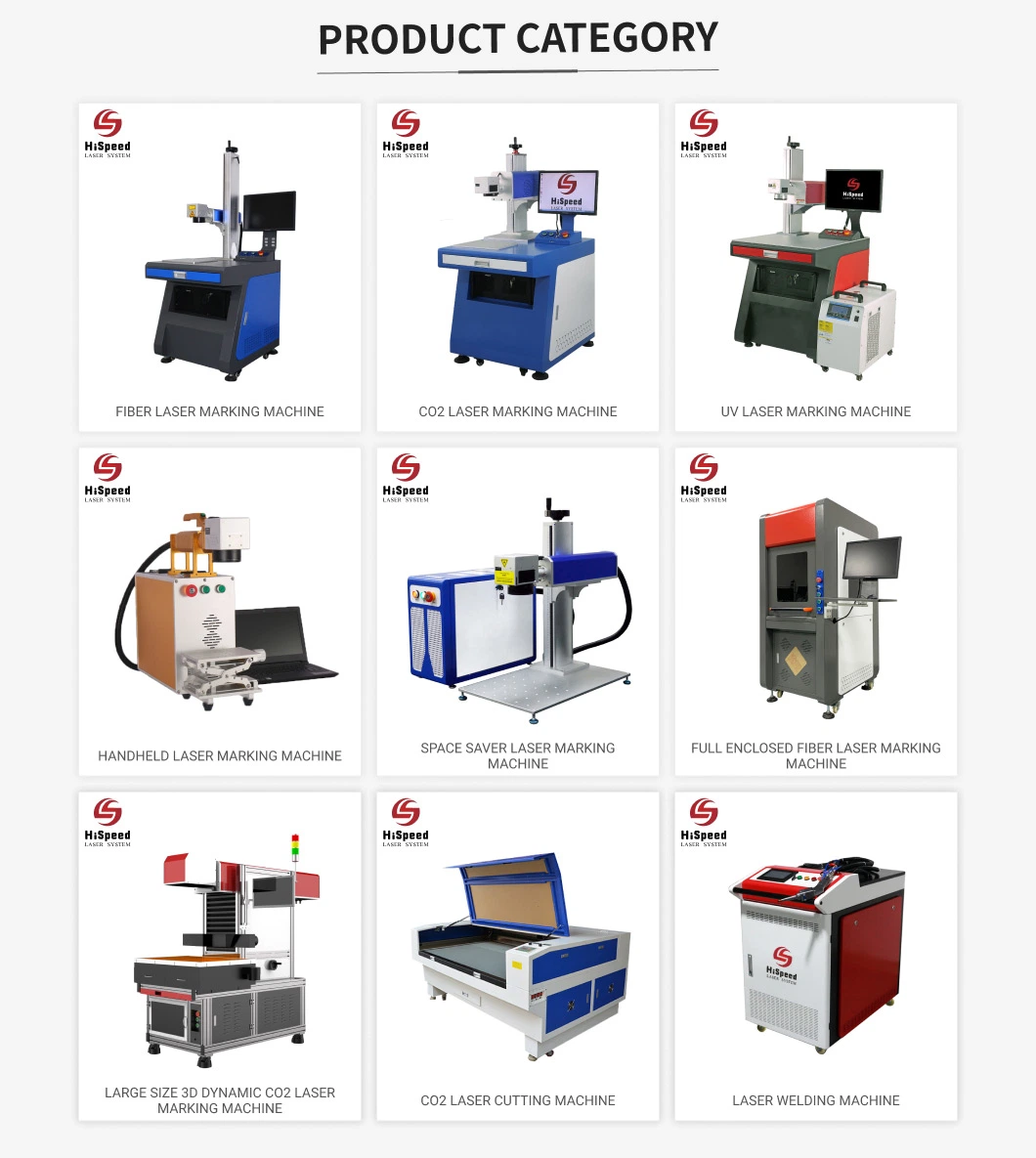 High Quality CNC Metal Plastic 3D Engraving and Cutting Laser Marking Machine 50W with Dynamic Auto Focus