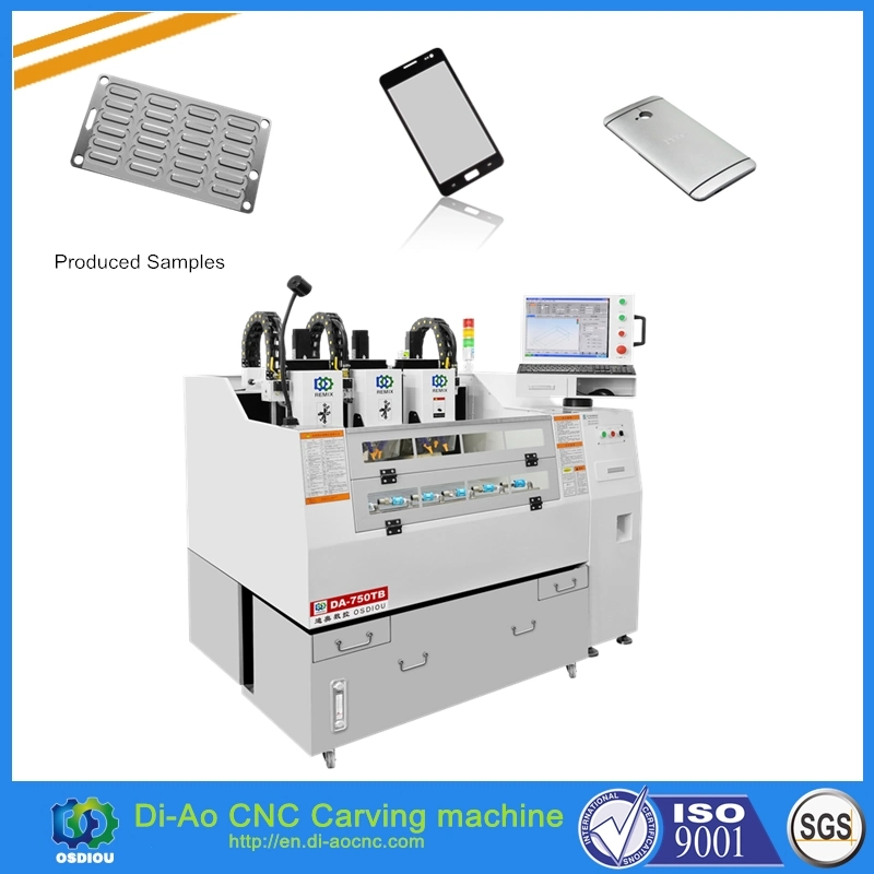 China 3 Heads CNC Cutting Machine for Phone Glass, Phone Screen, Tempered Glass Protector