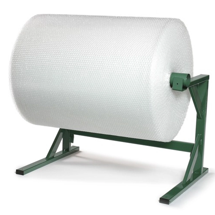 Jh-Mech Paper and Foam Roll Wrapping Dispenser Without Cutter Efficient Portable Double Roll Stand