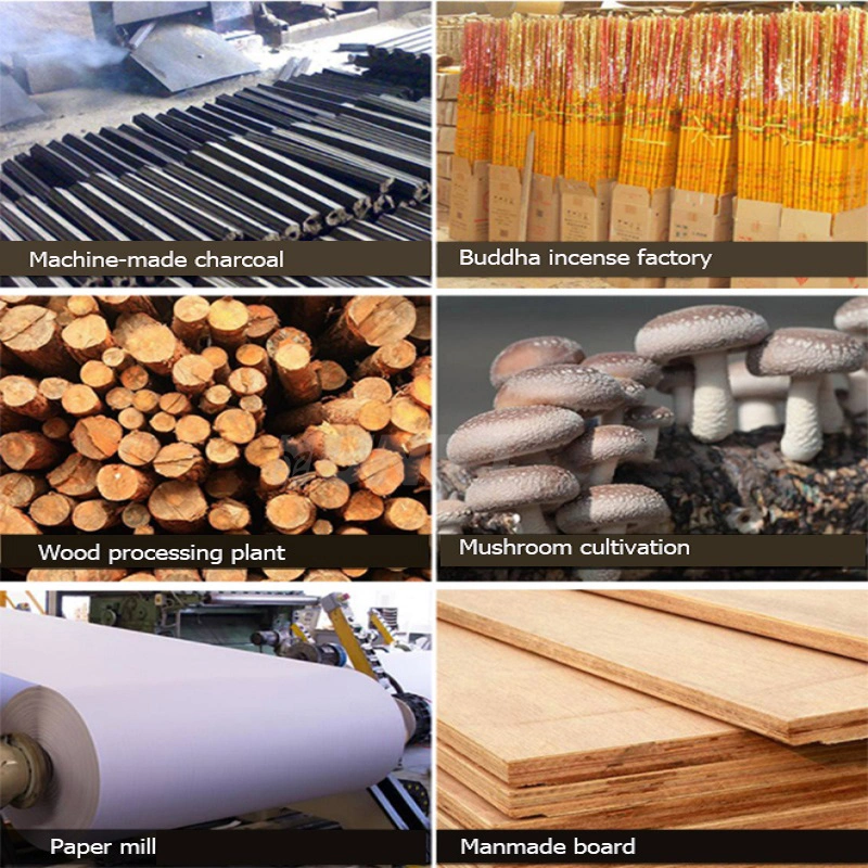 Wood Coconut Husk Chips Cutting Grinding Leaves Crusher Machine Wood Chipper Wood Shreder Mushroom Farm Mulcher