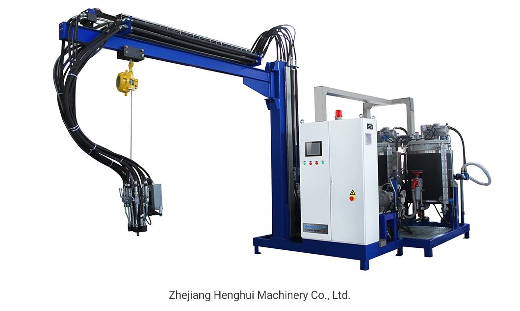 Steering Wheel PU Polyurethane Injection Molding Three Component High Pressure Foam Making Foaming Machine