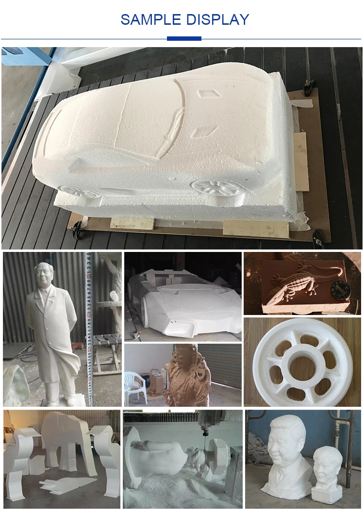 Foam Cutter CNC 4 Axis EPS Styrofoam Making Equipment Woodworking 3D Engraving CNC Machine for Large Wood Mould