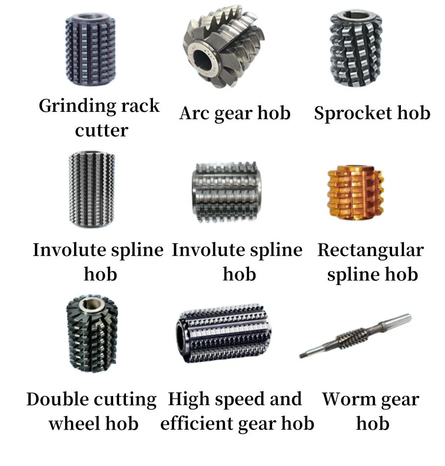 HSS Gear Cutting Hob Cutter Metric Hole with Tin