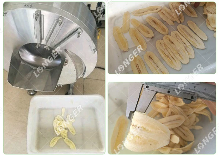 Stainless Steel Banana Cutter Machine Banana Plantain Cutting Machines