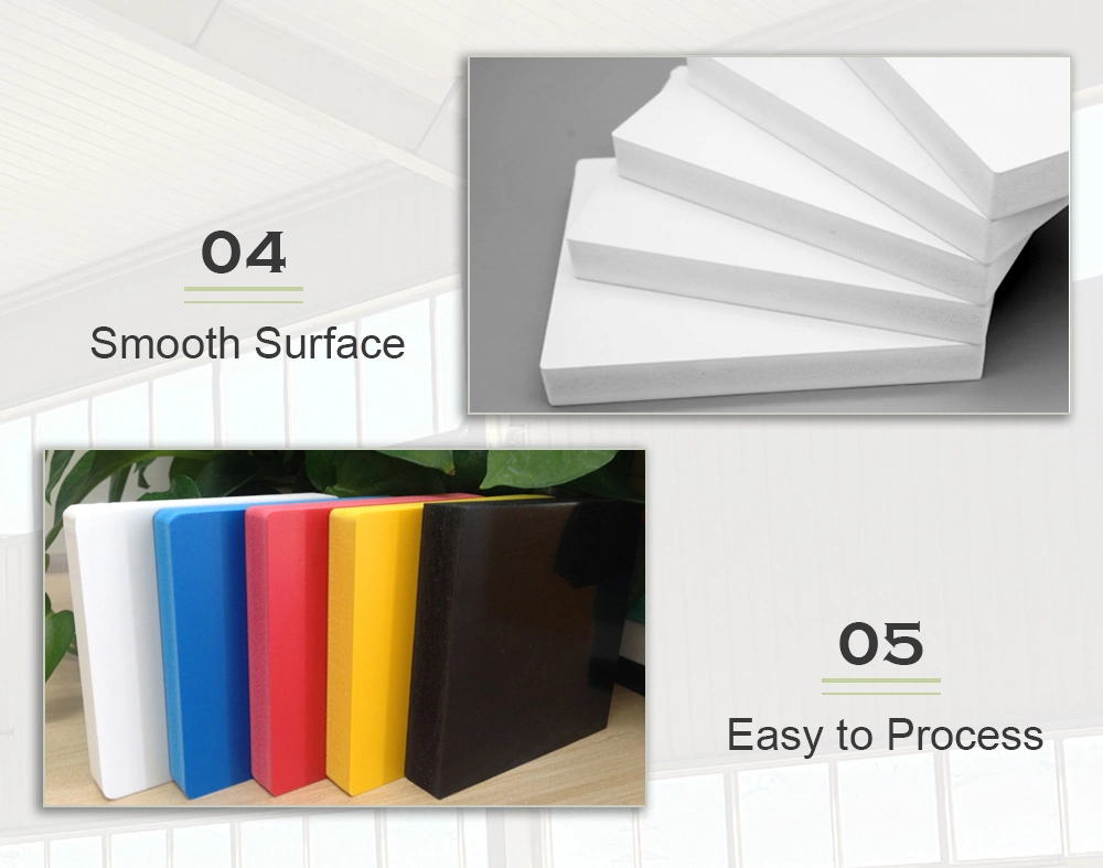 1220*2440 4X8FT White Cut Color Board Price 2mm High Density 6mm PVC Plastic 3mm PVC Foam Sheet EVA Foam