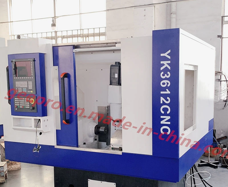 6axis CNC Vertical Gear Hobbing Machine for 1-4 Module Dia200mm Cutting