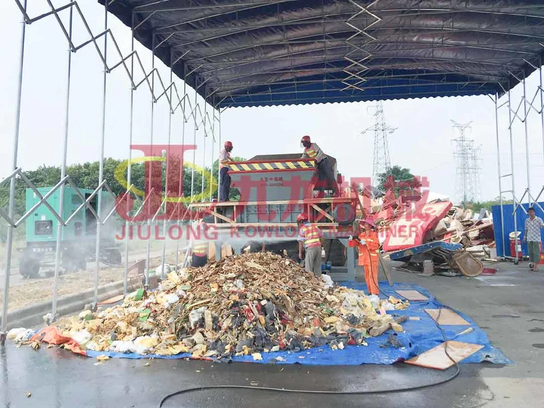 Polythene Thermocol Garbage Recycling Machine Waste Compost Shredder Recycling Machine Price