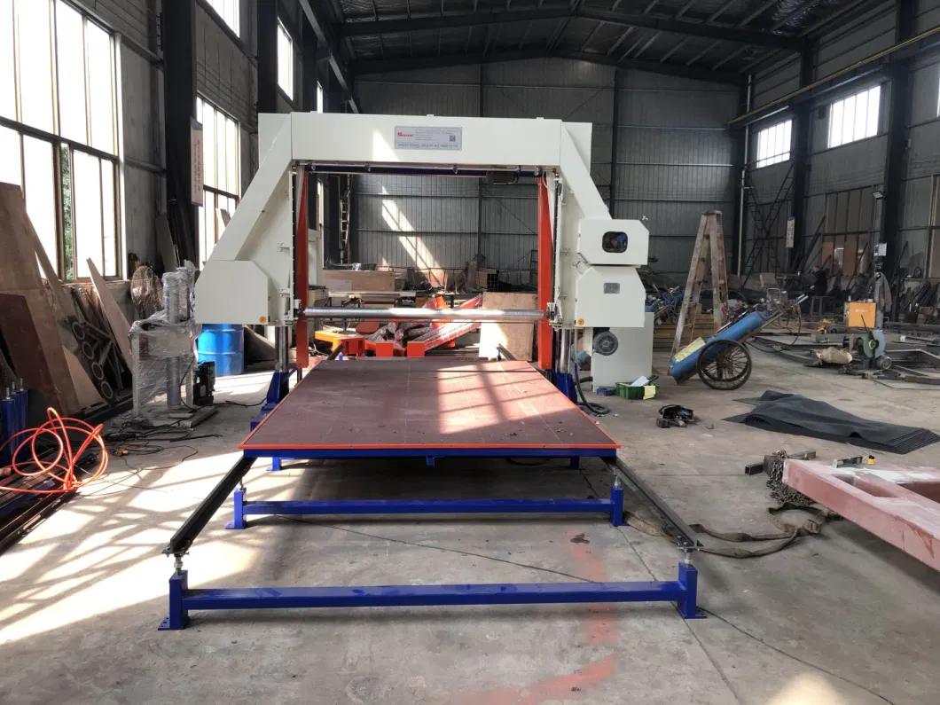 Hot Wire Slitting Machinery CNC Efficient Vertical Continuous Blade Foam Cutting Machine