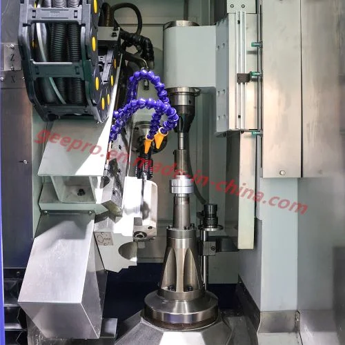 6axis CNC Vertical Gear Hobbing Machine for 1-4 Module Dia200mm Cutting