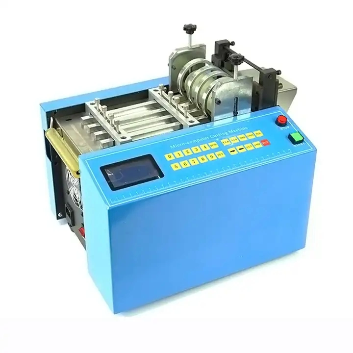 Automatic Hot Cold Knife Nylon Webbing Ribbon Fabric Cutter Elastic Rubber Band Tape Cutting Machine