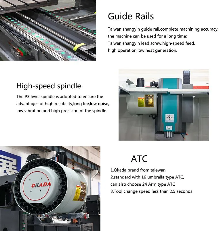 CNC Vertical/Horizontal Milling/Turret/Drilling/Boring Cutting CNC Machine/Machinery/CNC Machine