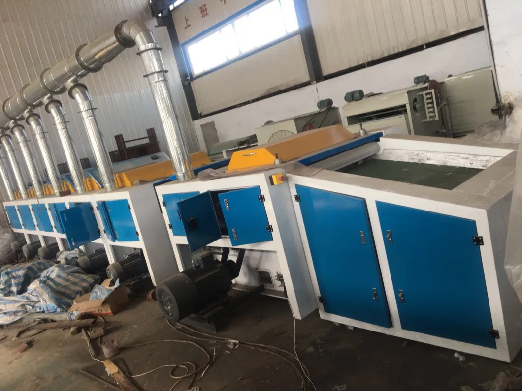 Textile Waste Recycling Machine Garment Waste Opening Machine Waterjet Waste Polyester/Cotton Fabric and Yarn Recycling Machine Fiber Carding Machine