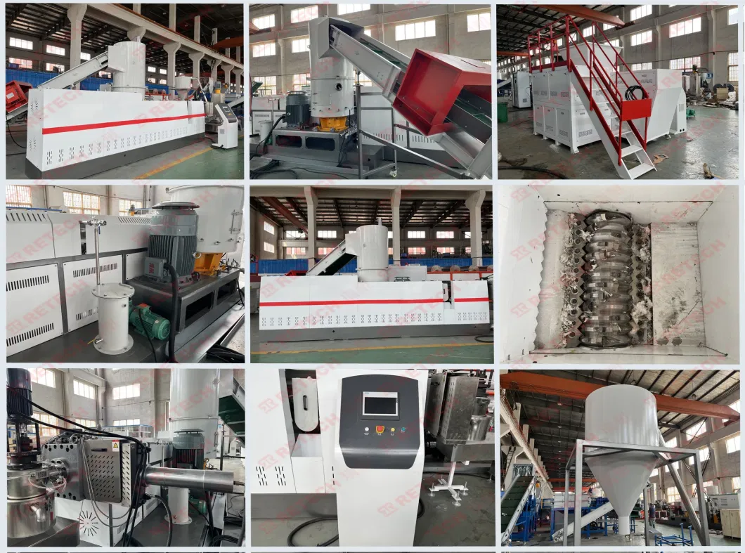 600kg/Hr PS/EPE/XPS/EPS Foam Sheet Board Agglomerator Recycling Granulating Pelletizing Plant